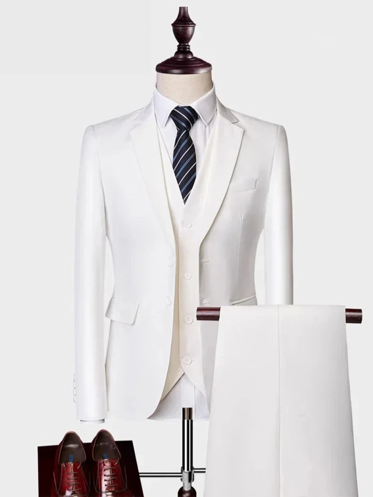 Completo Uomo 3 Pezzi Tinta Unita