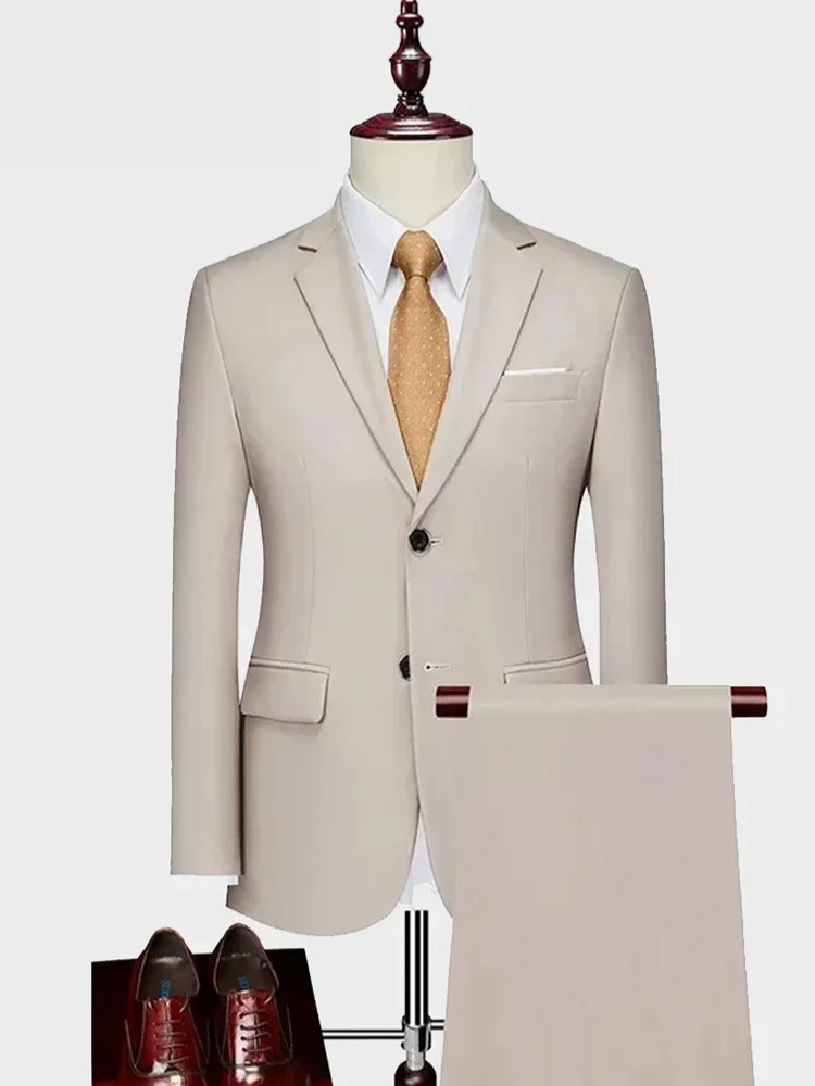 Completo Uomo 2 Pezzi Tinta Unita