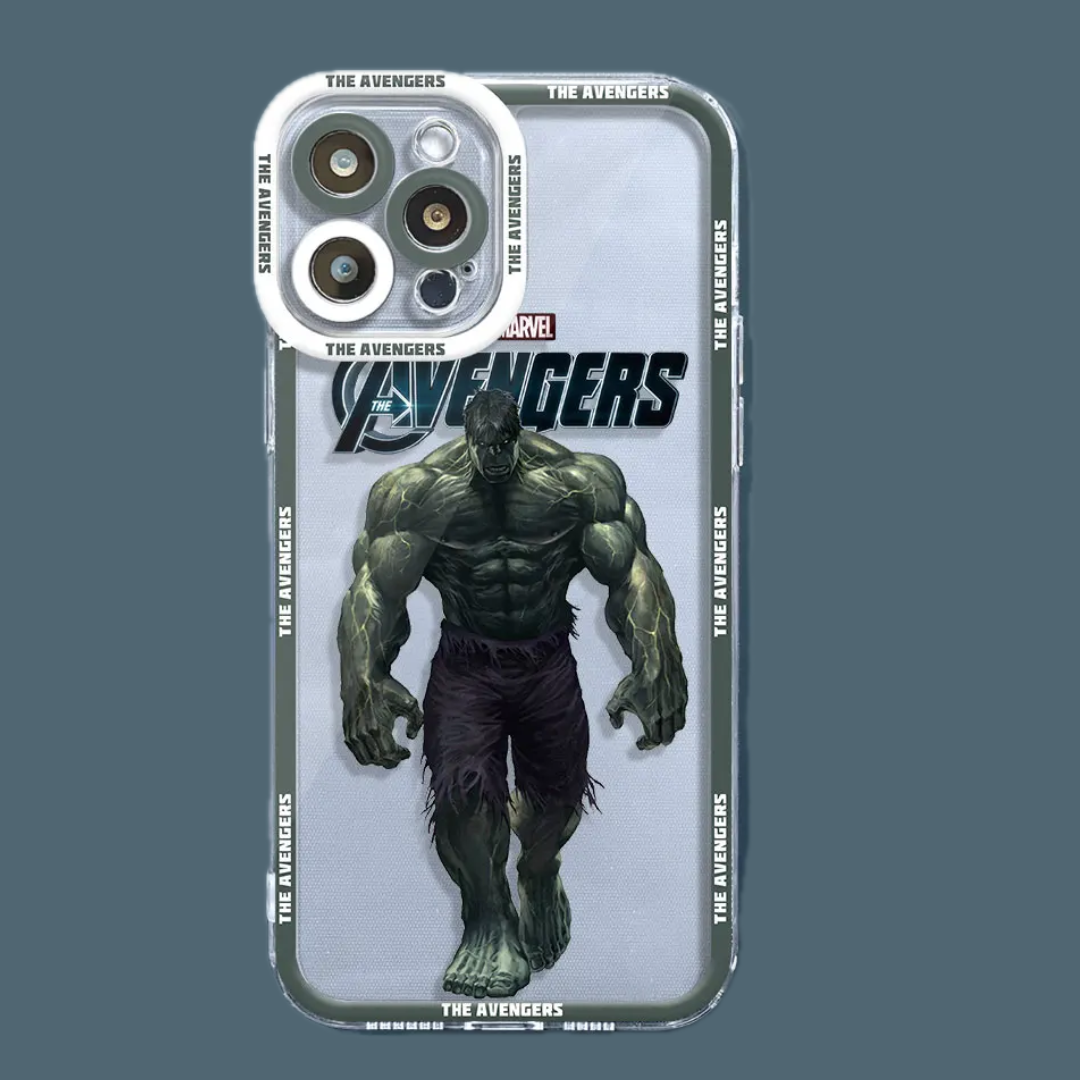 Case with Marvel Hulk design for iPhone 14