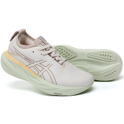 Asics Gel-Nimbus 25 — Beige