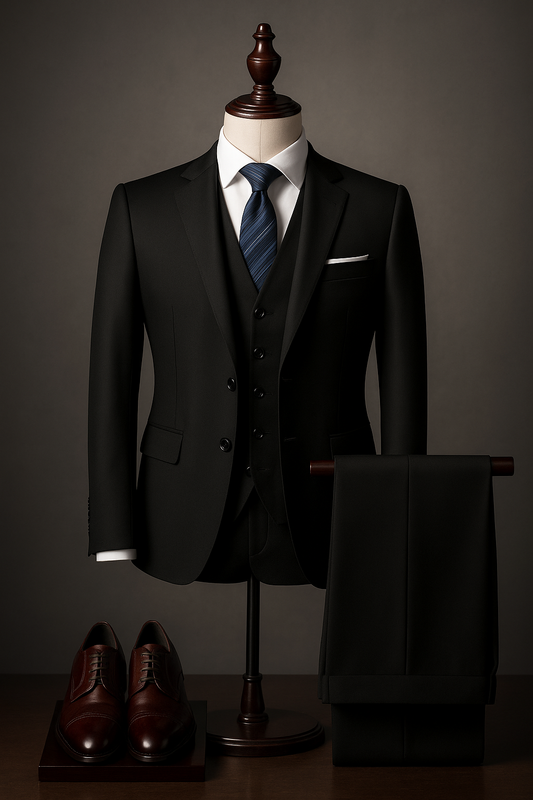 Completo Uomo 3 Pezzi Tinta Unita