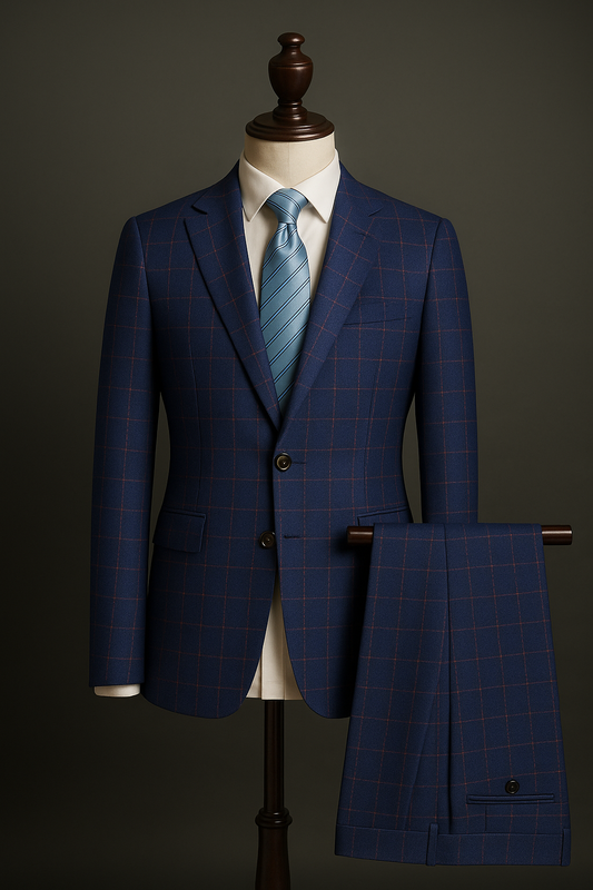 Completo Uomo Slim a Quadri