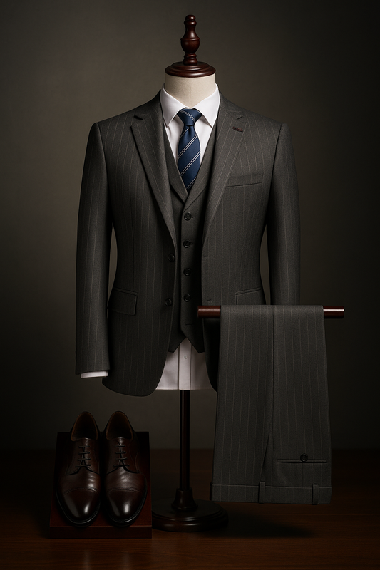 Abito Elegante Check Uomo