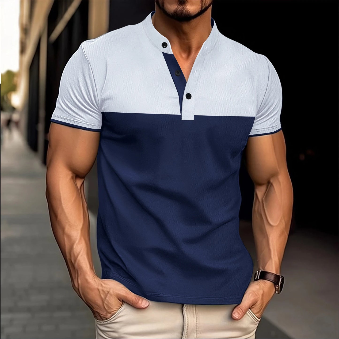 Polo Uomo a Righe Estiva
