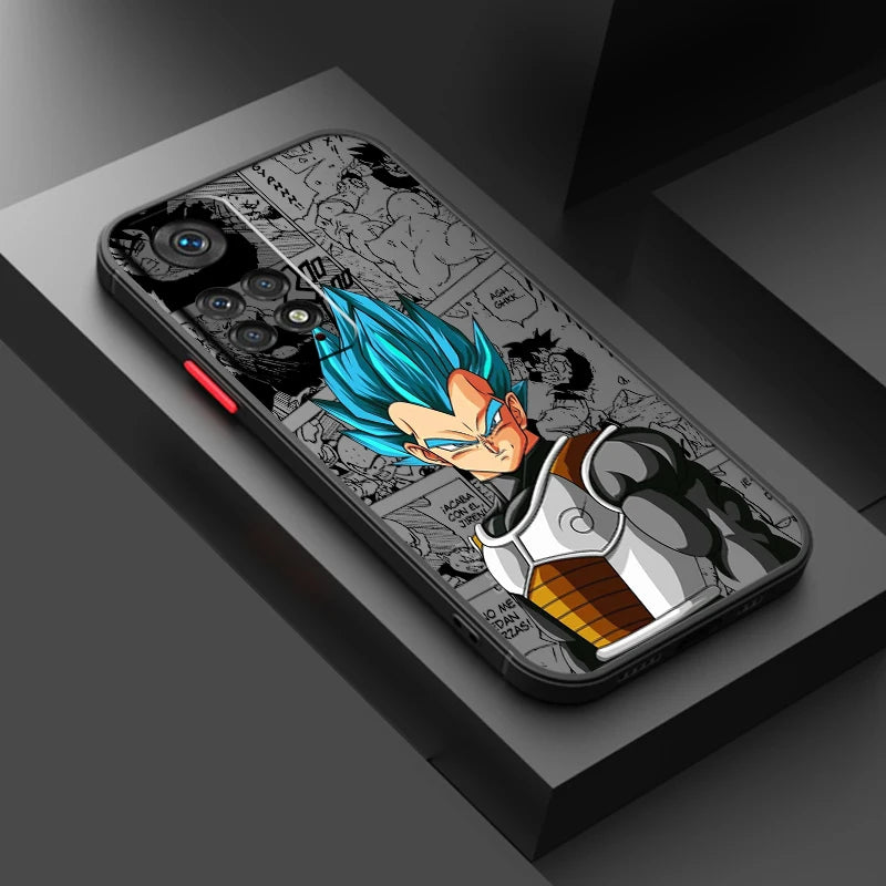 Cover Opaca Traslucida Dragon Ball Z per Xiaomi Redmi Note