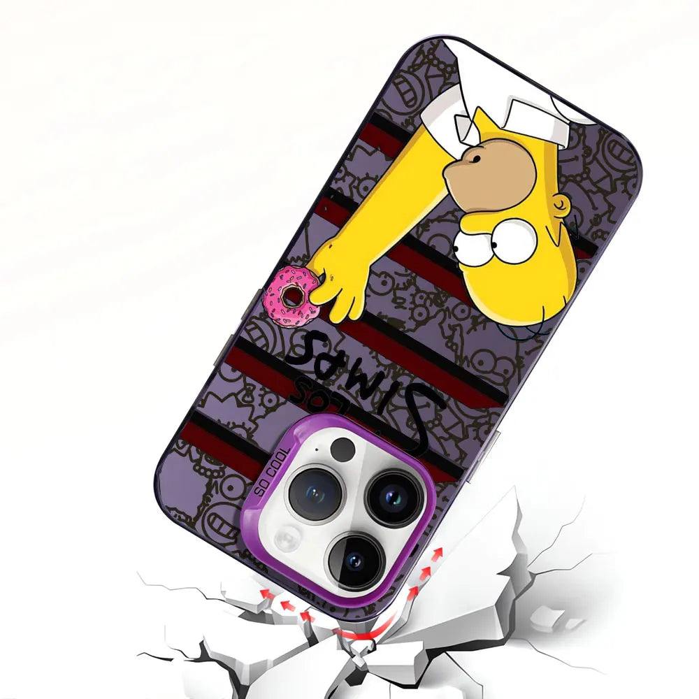 Custodia con Design Cartoon dei Simpson iPhone 11