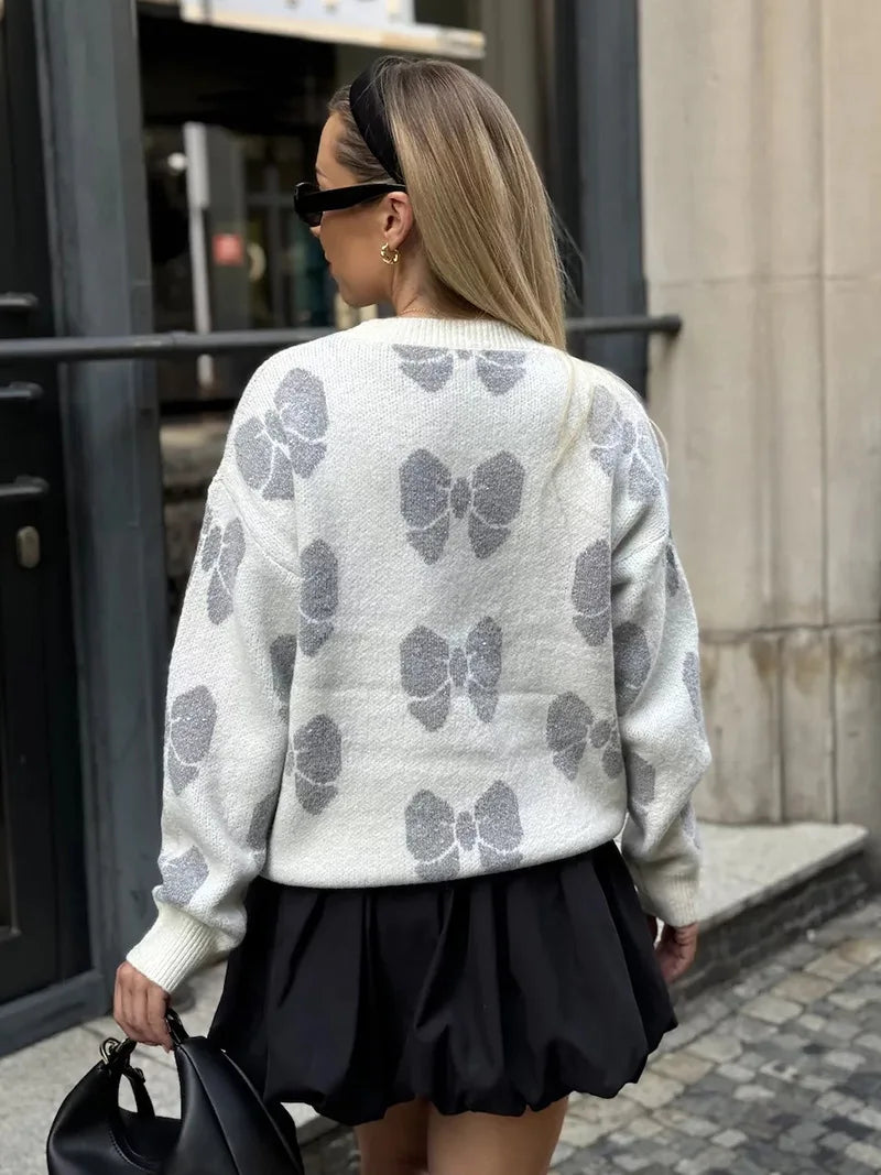 Maglione Stampa Farfalle