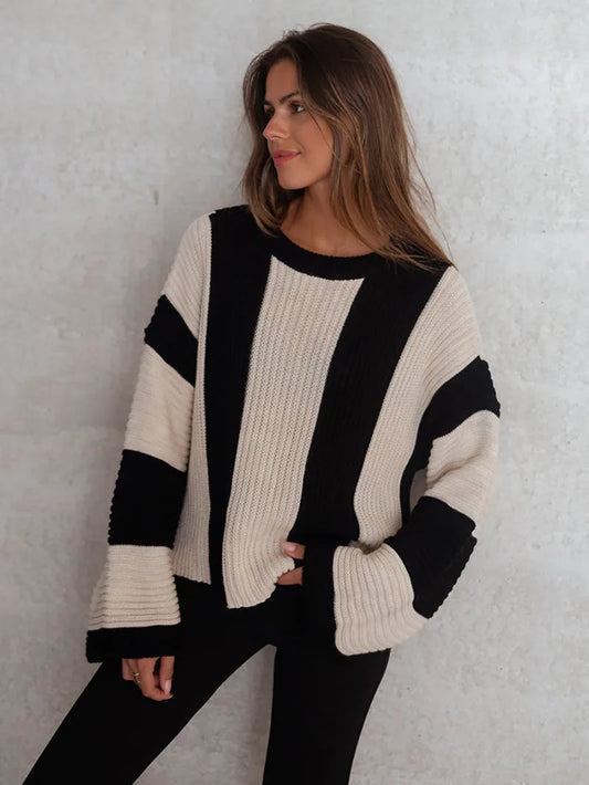 Maglione Righe Colorate Sweet Style