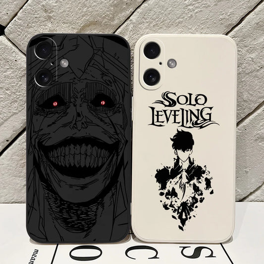 Cover per Samsung Galaxy – Design Shadow King di Solo Leveling