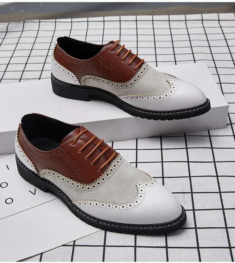 Scarpe Brogue da Uomo Eleganti