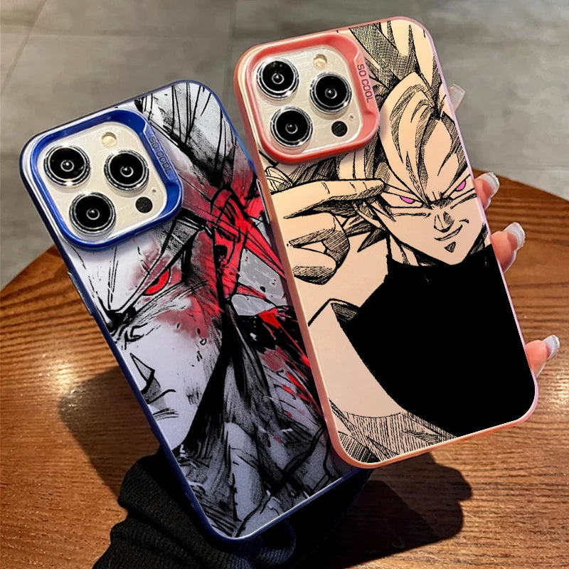 Cover Opaca Traslucida Dragon Ball Z per Iphone