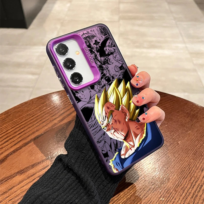 Cover Opaca Traslucida Dragon Ball Z per Samsung Galaxy