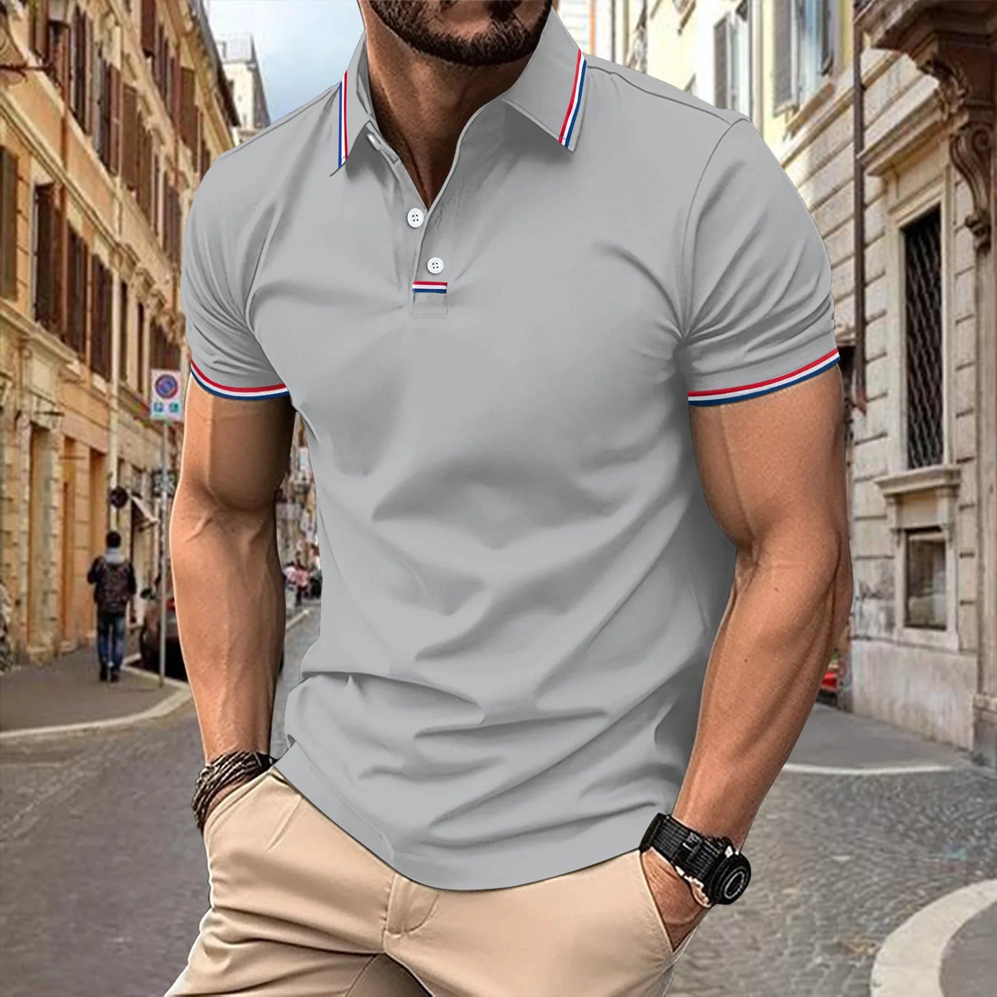 Polo Uomo Estiva Traspirante