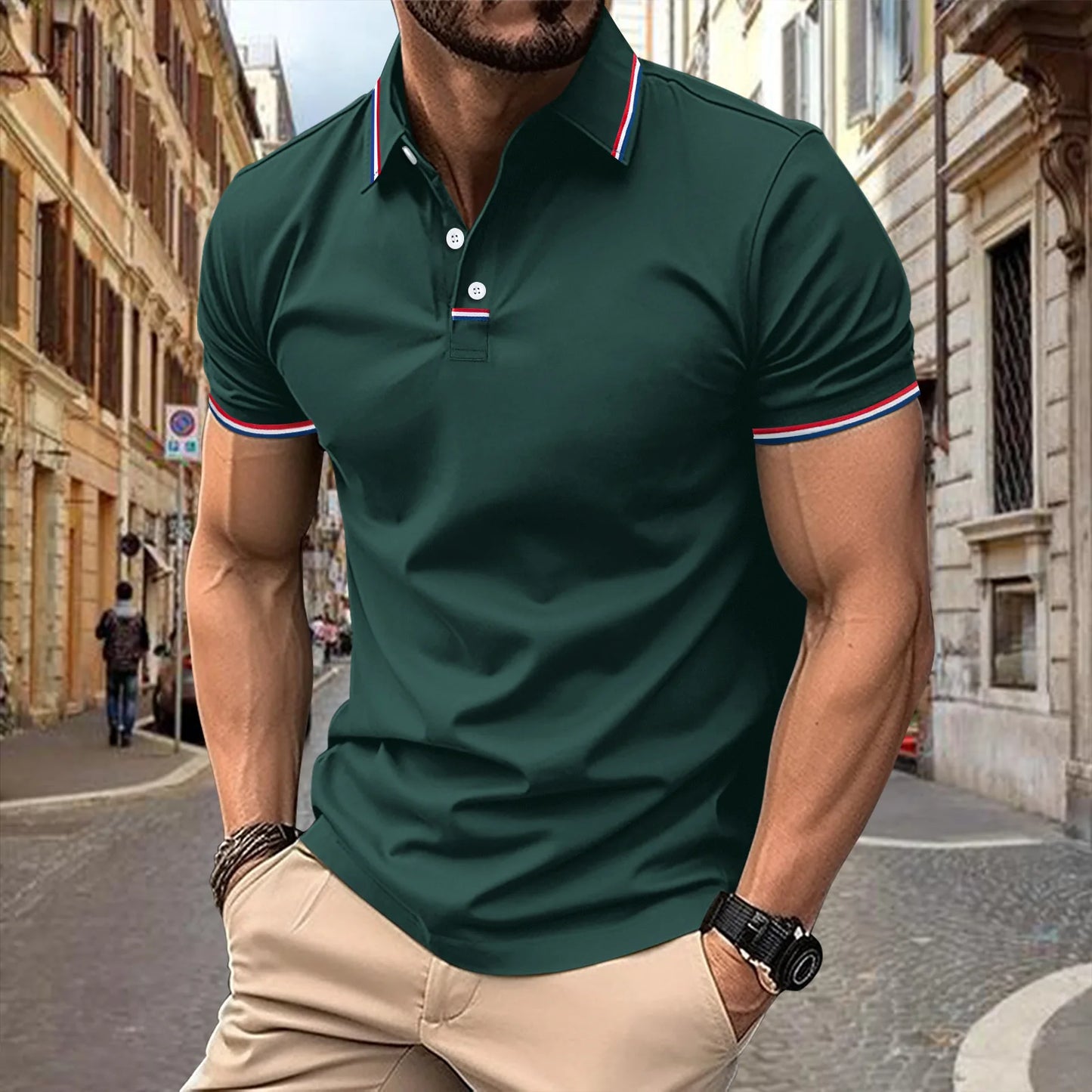Polo Uomo Estiva Traspirante