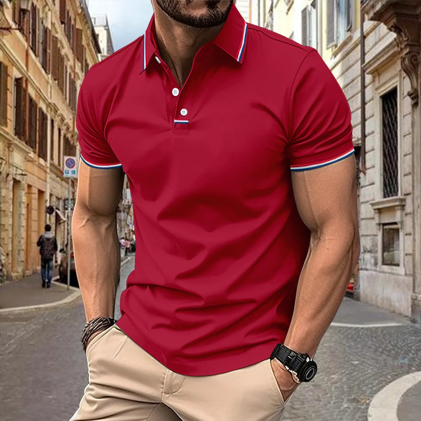 Polo Uomo Estiva Traspirante