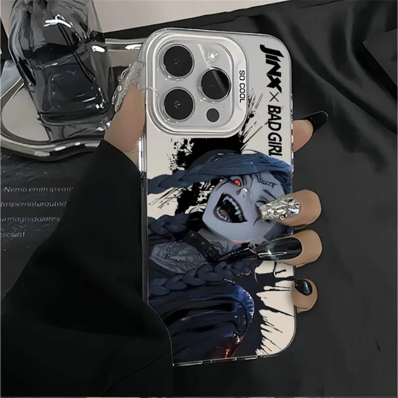 Cover per iPhone – Design Jinx League of Legends