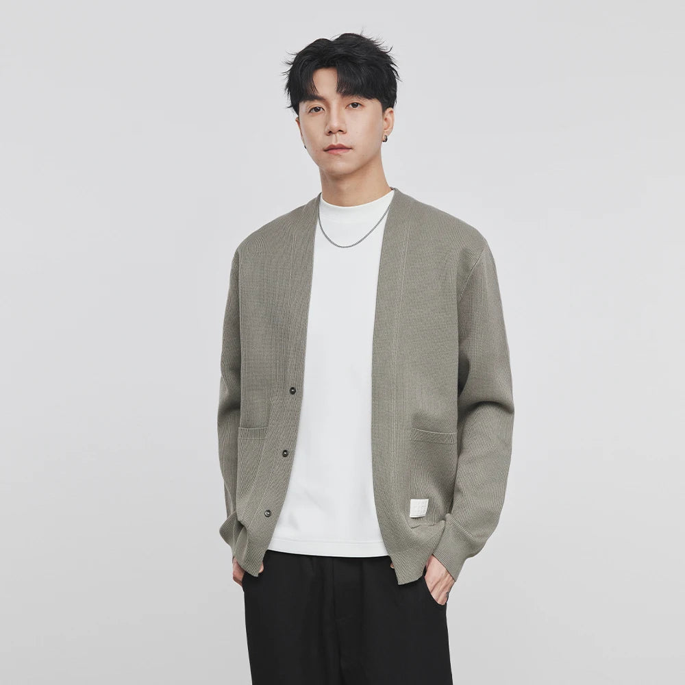 Cardigan Uomo Oversize in Maglia
