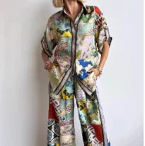 Completo Estivo "Kimono Puzzle"
