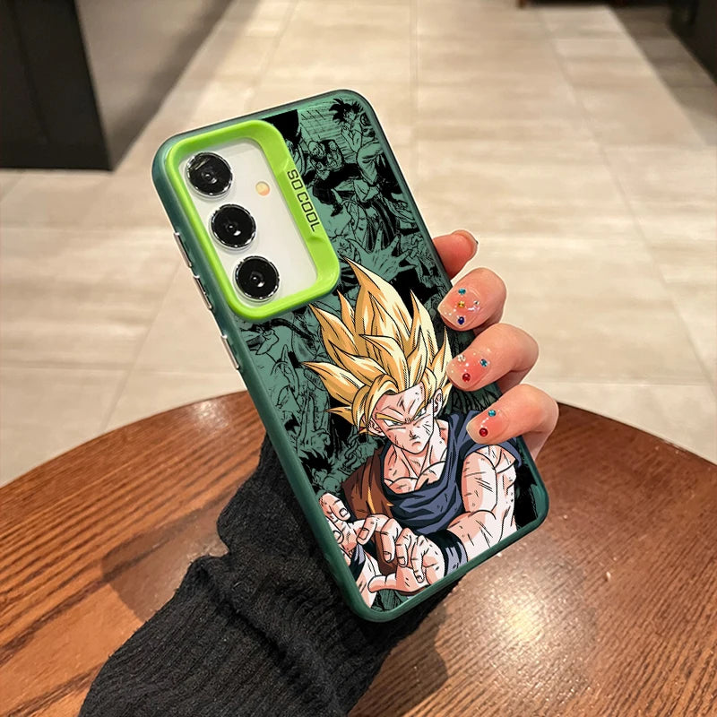 Cover Opaca Traslucida Dragon Ball Z per Samsung Galaxy
