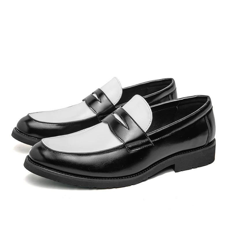 Loafer da Uomo in Pelle Sintetica
