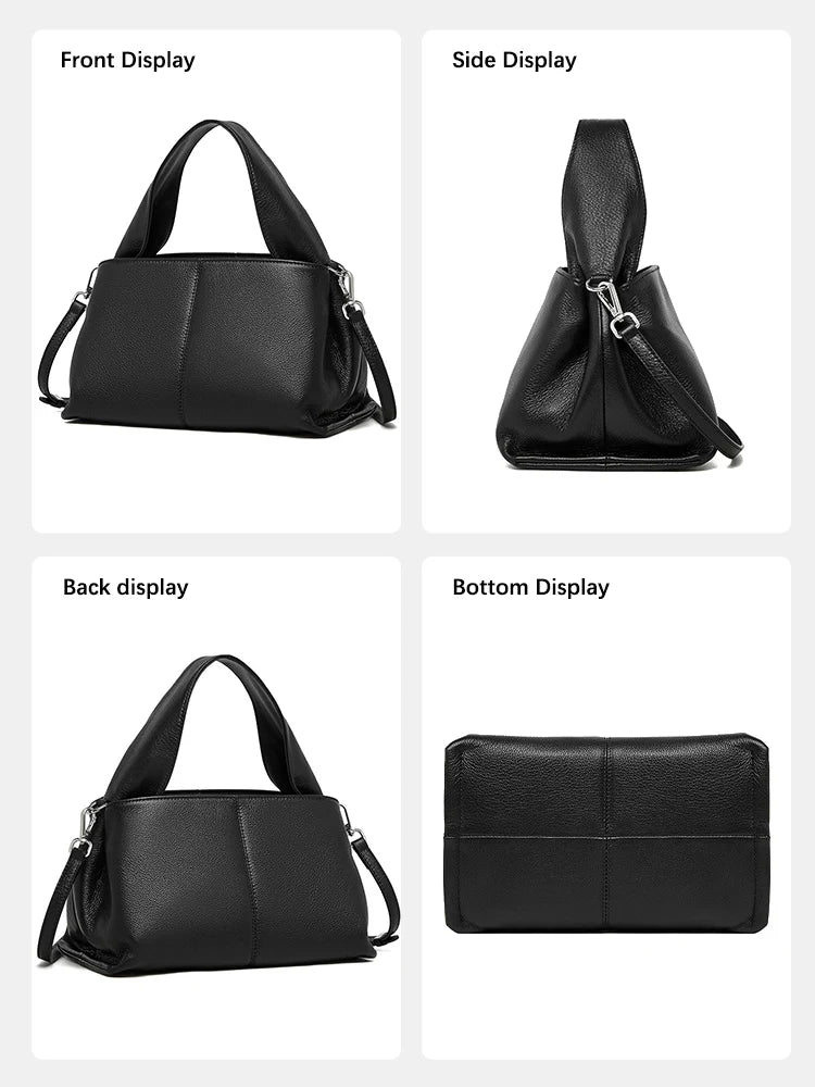 Borsa Dumpling in Vera Pelle