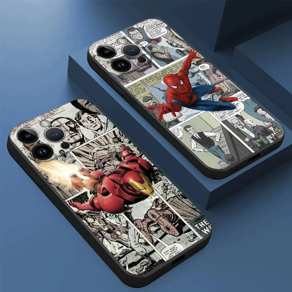 Case with Los Vengadores de Marvel design for iPhone 13