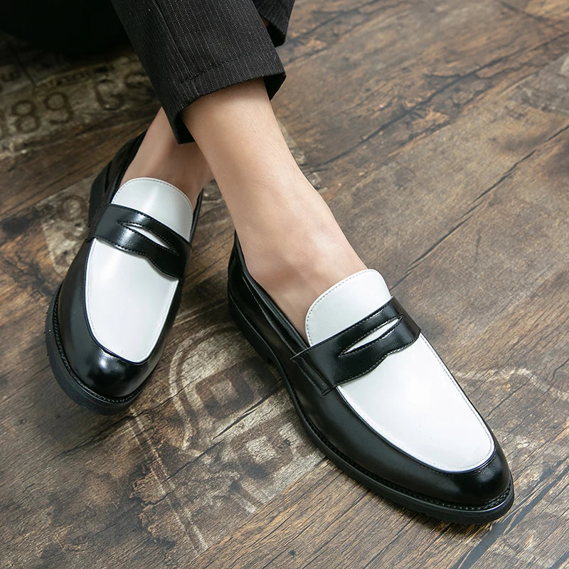 Loafer da Uomo in Pelle Sintetica