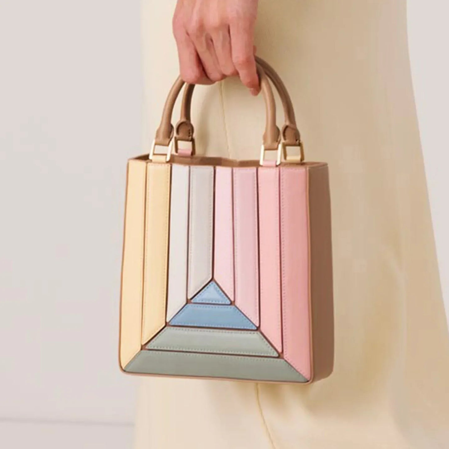 Borsa Geometrica Donna