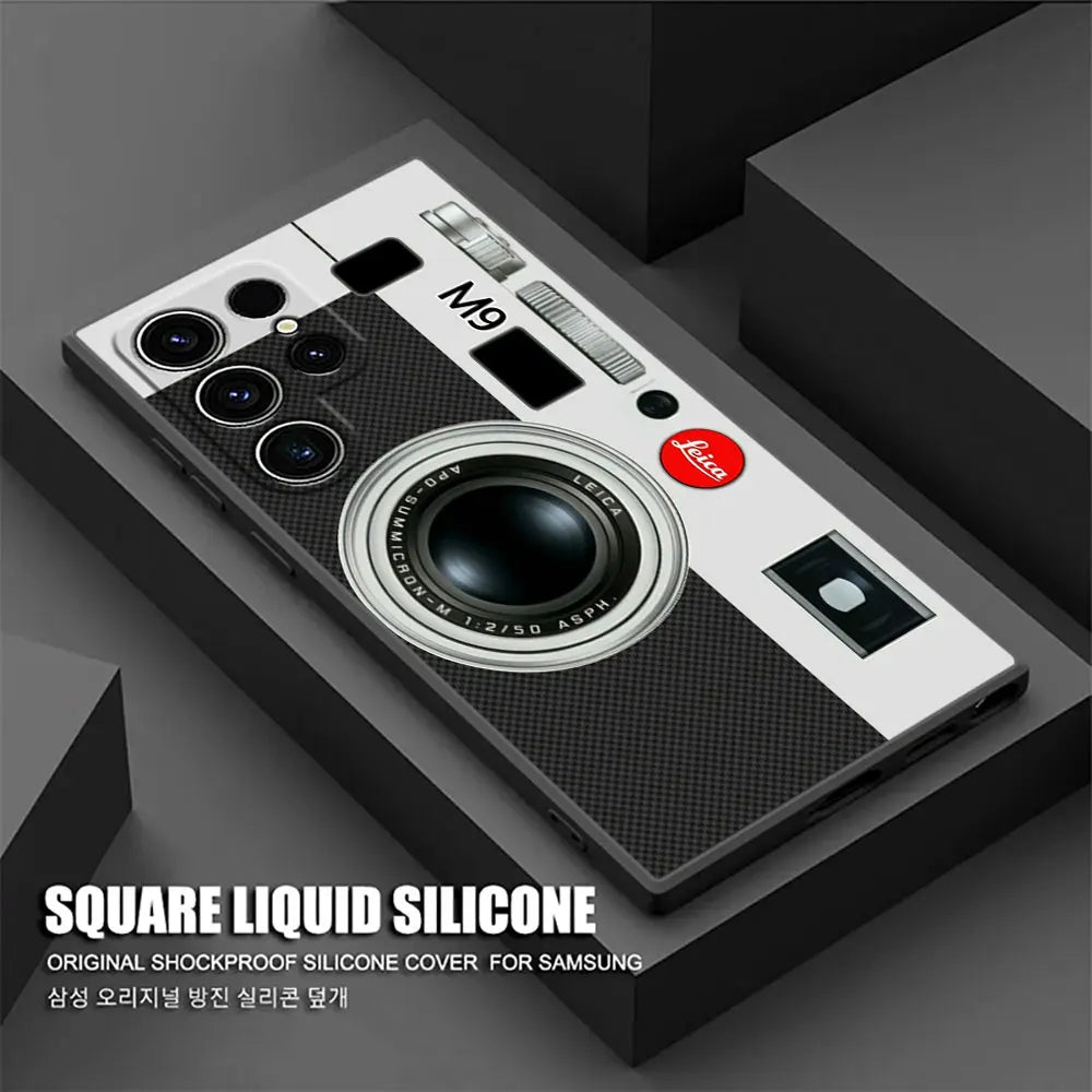 Case with Retro Design for Samsung Galaxy Series A