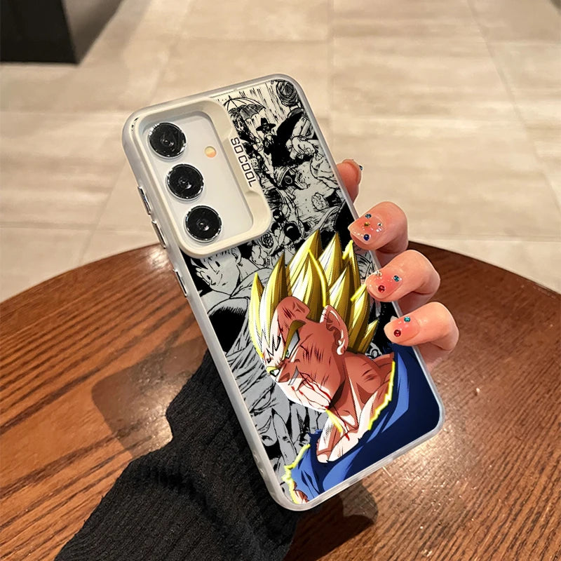 Cover Opaca Traslucida Dragon Ball Z per Samsung Galaxy