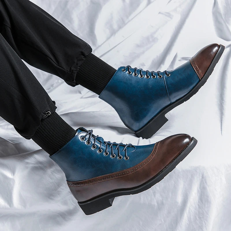 Chelsea Boots Brogue da Uomo