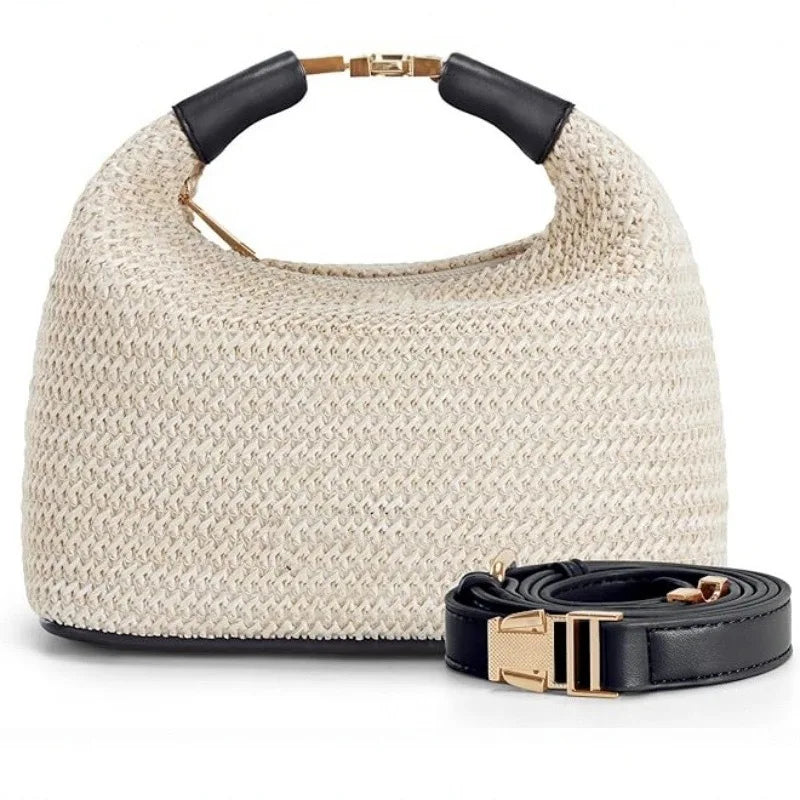 Borsa Estiva in Raffia Intrecciata