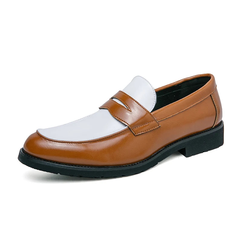 Loafer da Uomo in Pelle Sintetica
