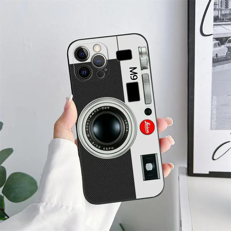 Custodia con Diseño Retro per iPhone 12