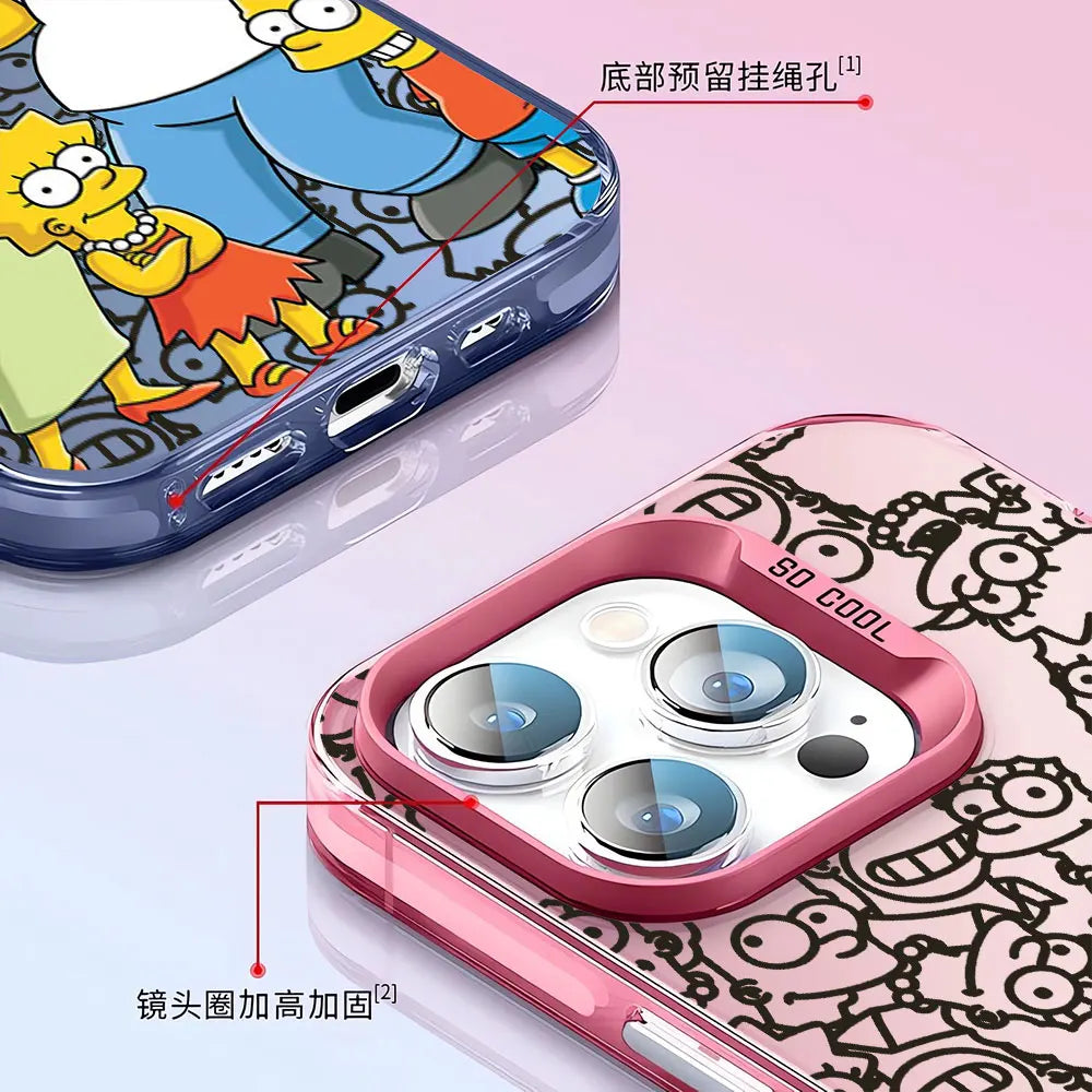 Custodia con Design Cartoon dei Simpson iPhone 11