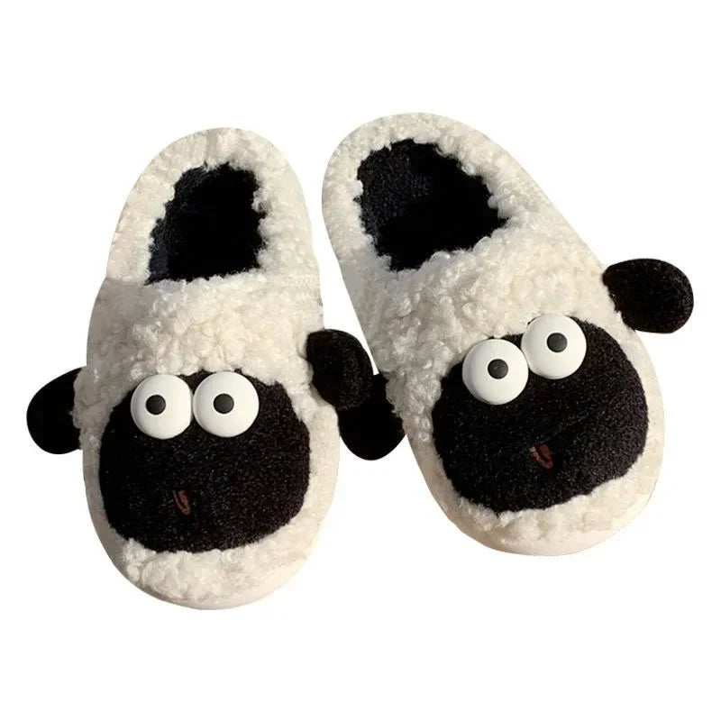 Pantofole Unisex Invernali a Forma di Pecora