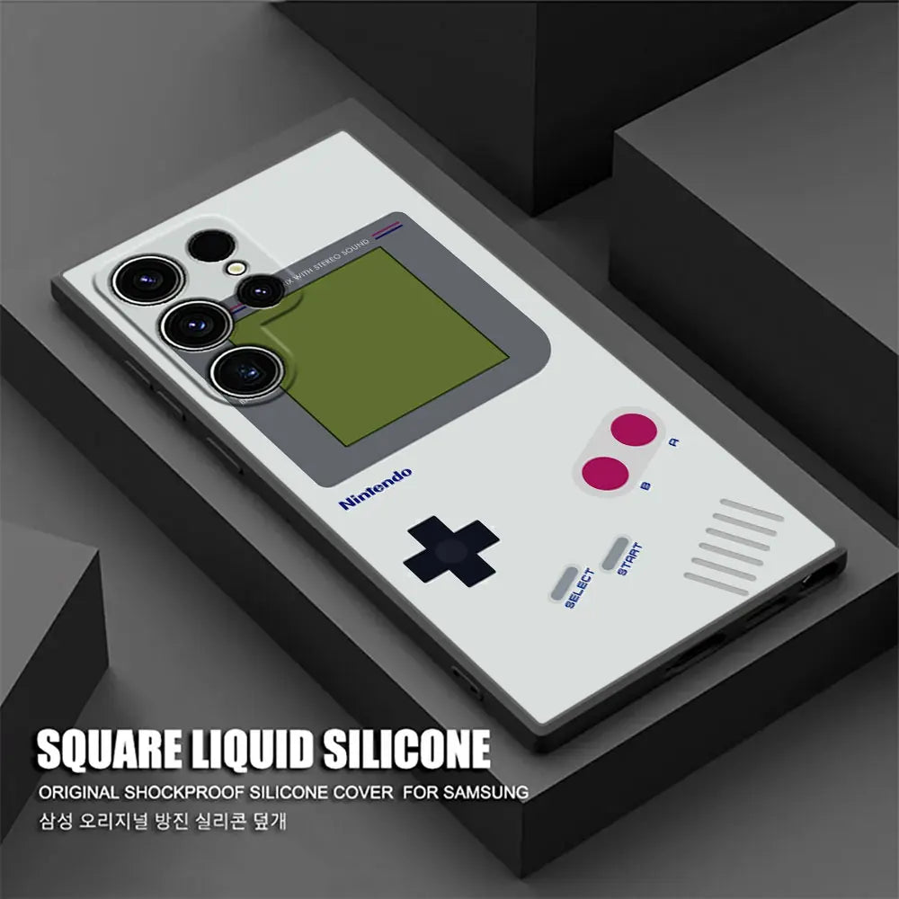 Case with Retro Design for Samsung Galaxy Series A
