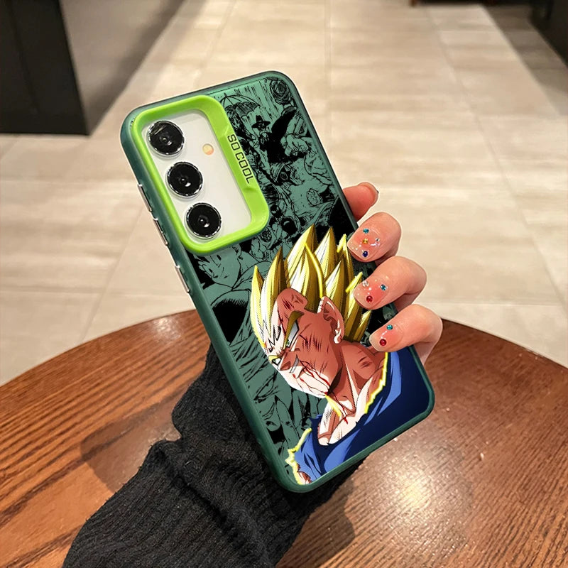 Cover Opaca Traslucida Dragon Ball Z per Samsung Galaxy