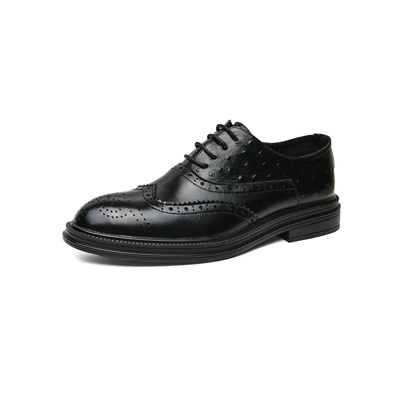 Oxford Brogue Uomo in Pelle