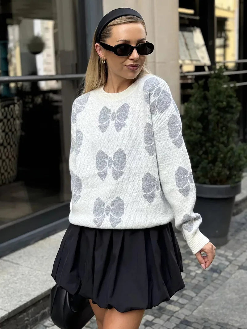 Maglione Stampa Farfalle