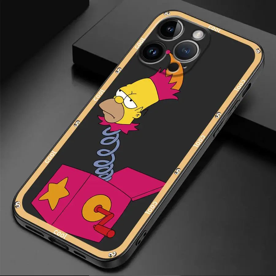 Custodia con Diseño de Los Simpson per iPhone 12