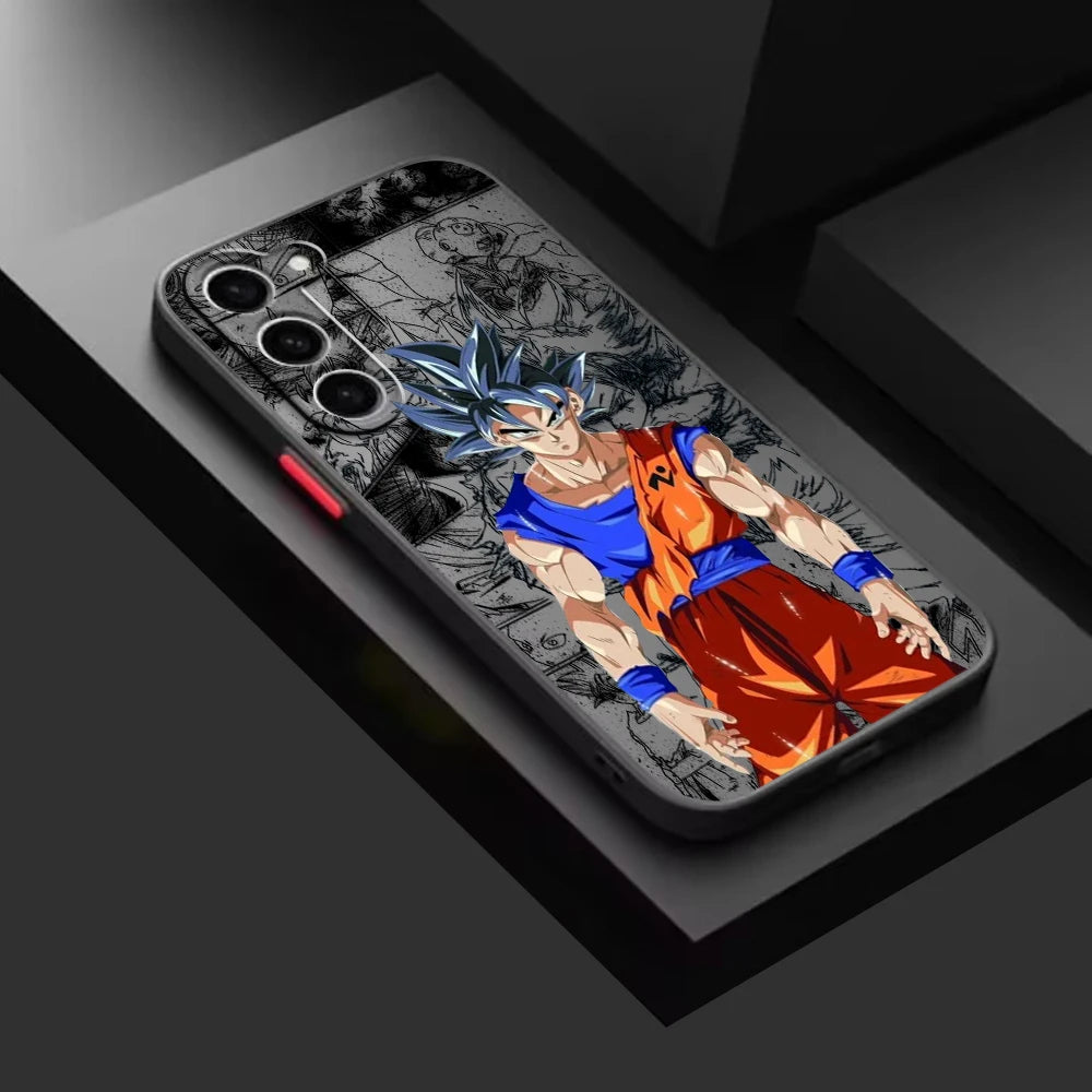 Cover Opaca Traslucida Dragon Ball Z – Design Goku & Vegeta