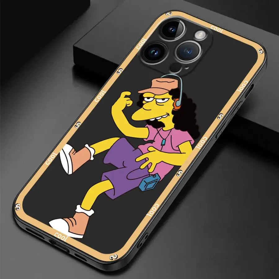 Custodia con Diseño de Los Simpson per iPhone 16