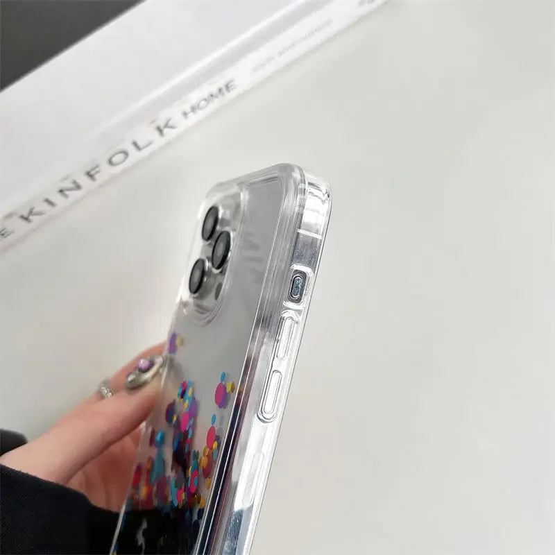 Quicksand and Sequins iPhone Case