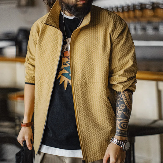 Giacca Uomo Check Giallo