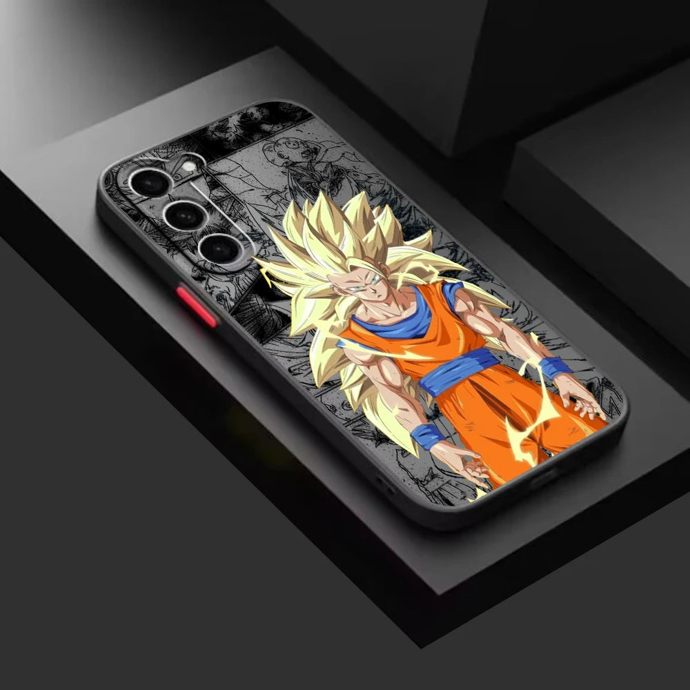 Cover Opaca Traslucida Dragon Ball Z – Design Goku & Vegeta
