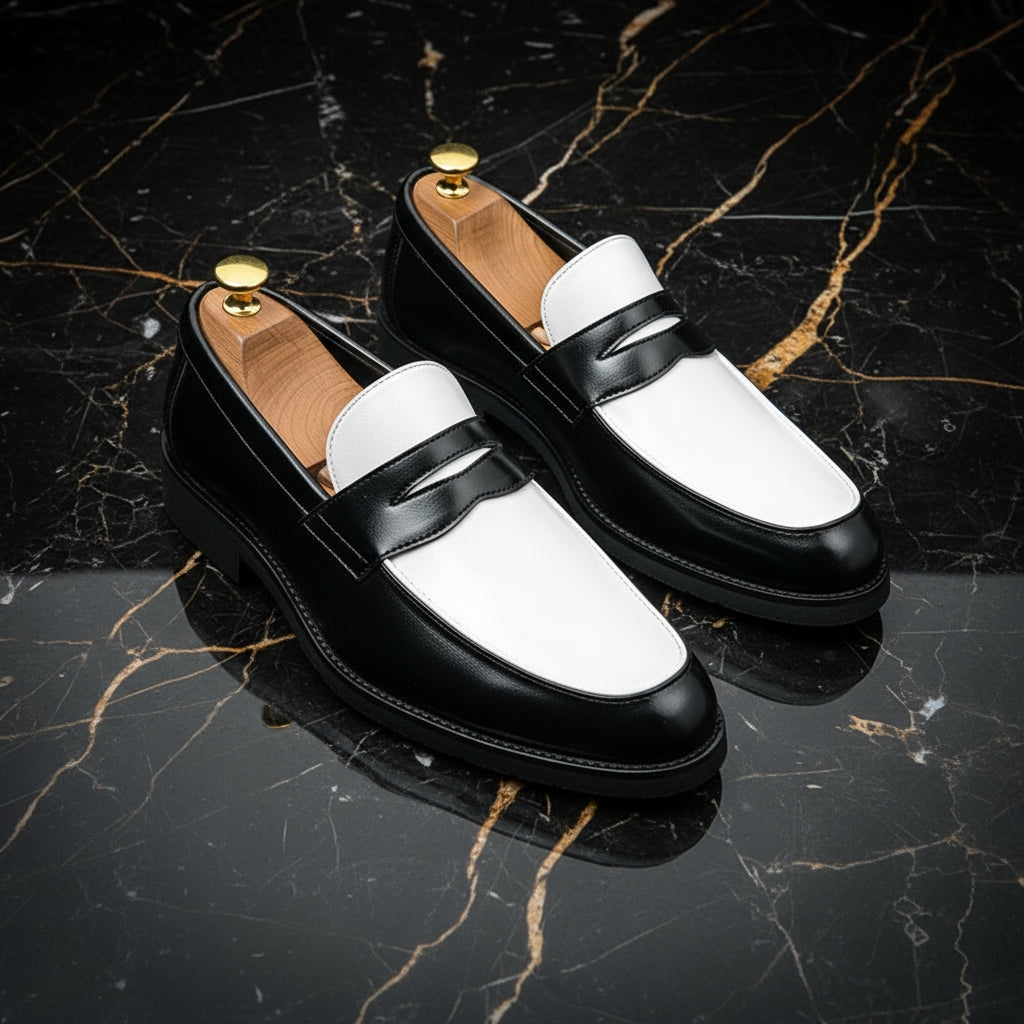 Loafer da Uomo in Pelle Sintetica