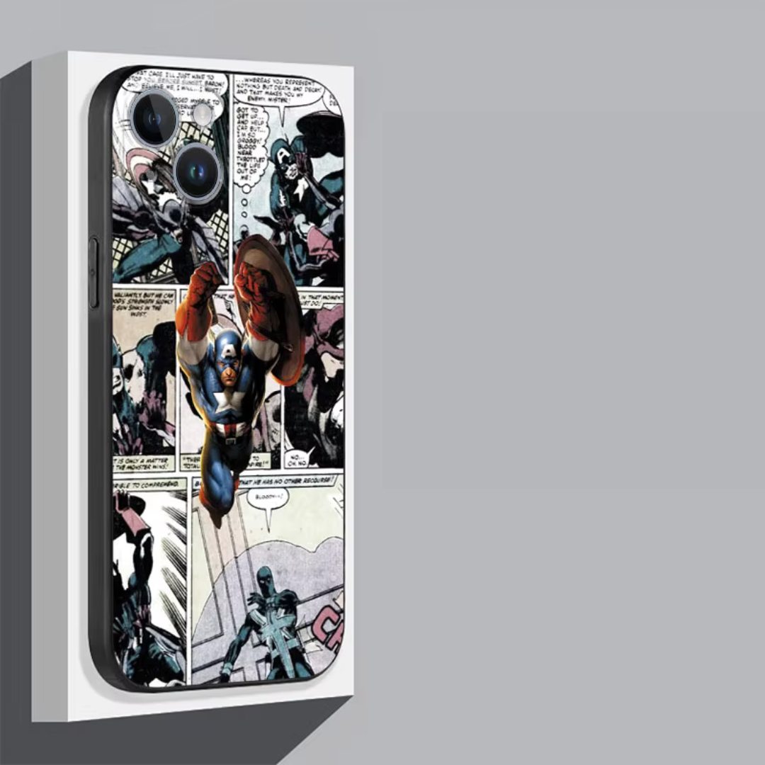 Case with Los Vengadores de Marvel design for iPhone 15