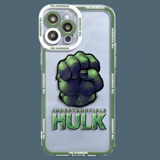 Case with Marvel Hulk design for iPhone 14