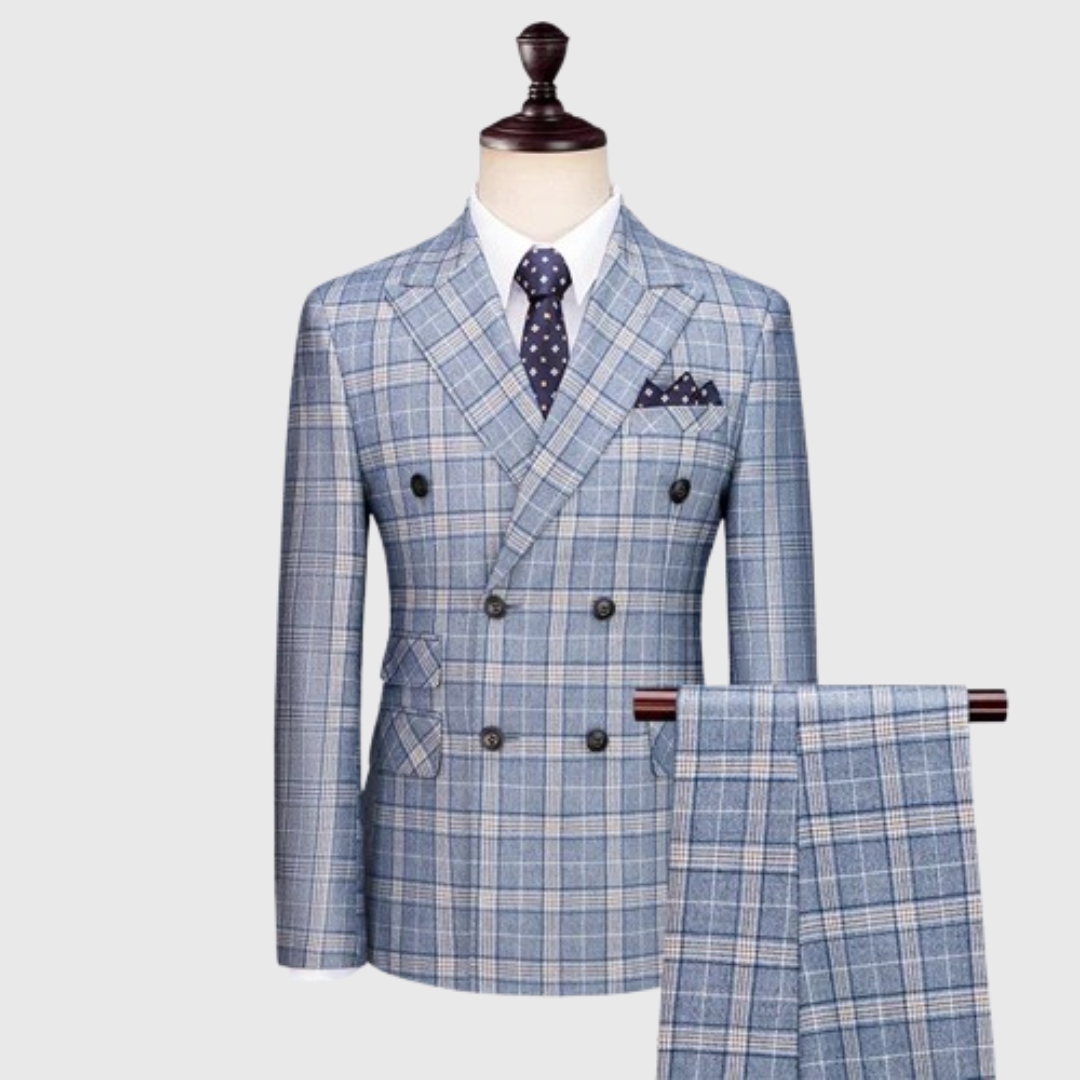 Completo Uomo Slim a Quadri